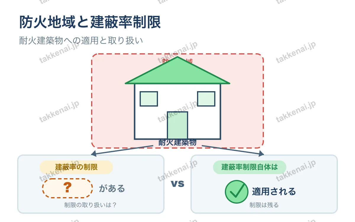 建築基準法（建蔽率・容積率） 図解
