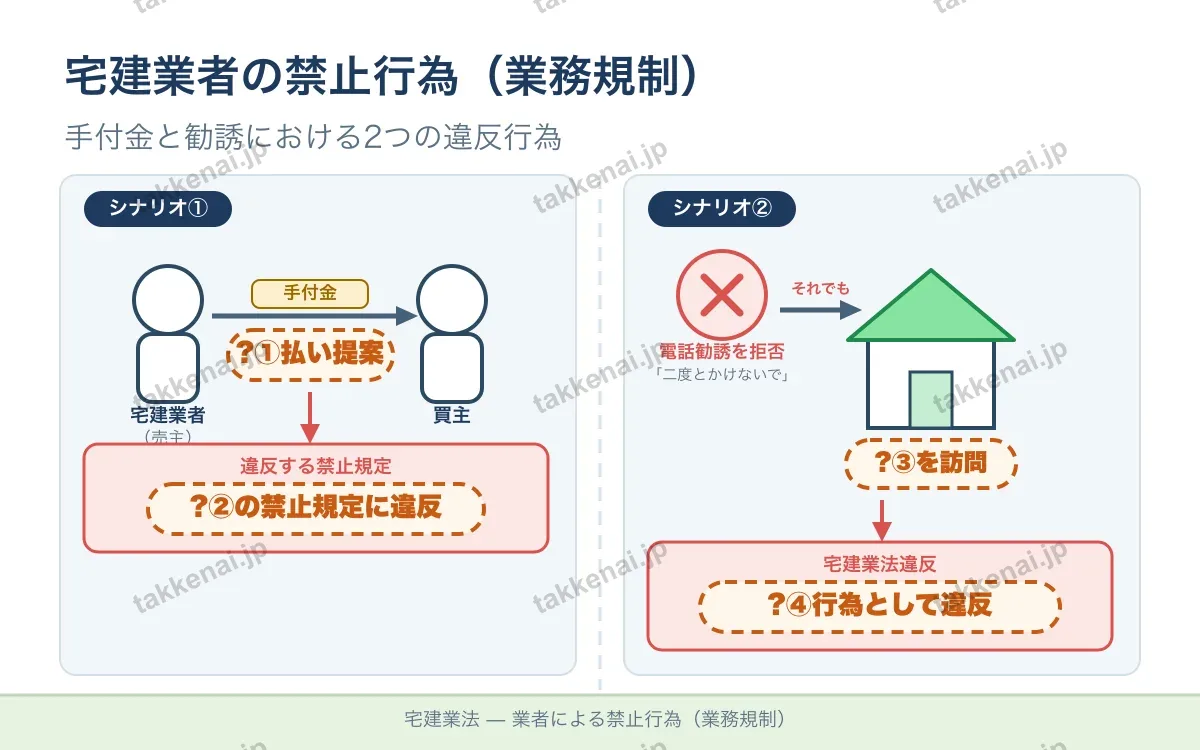 業務の規制(個数問題) 図解