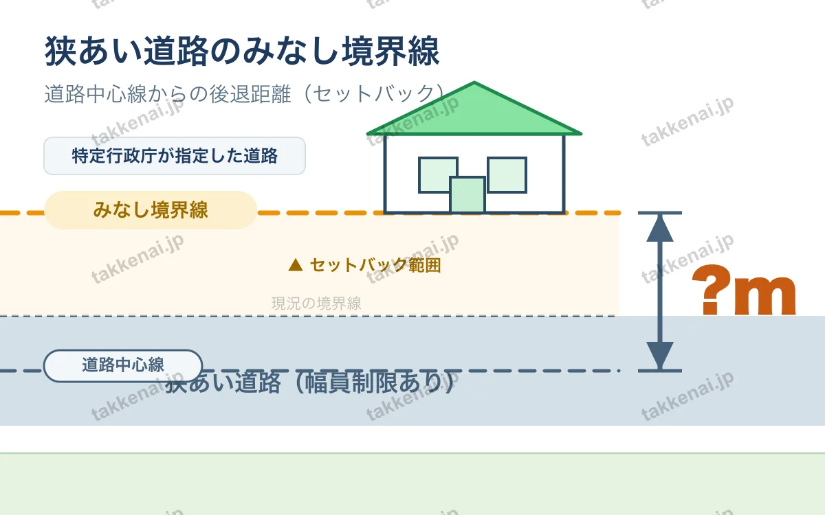建築基準法(道路) 図解