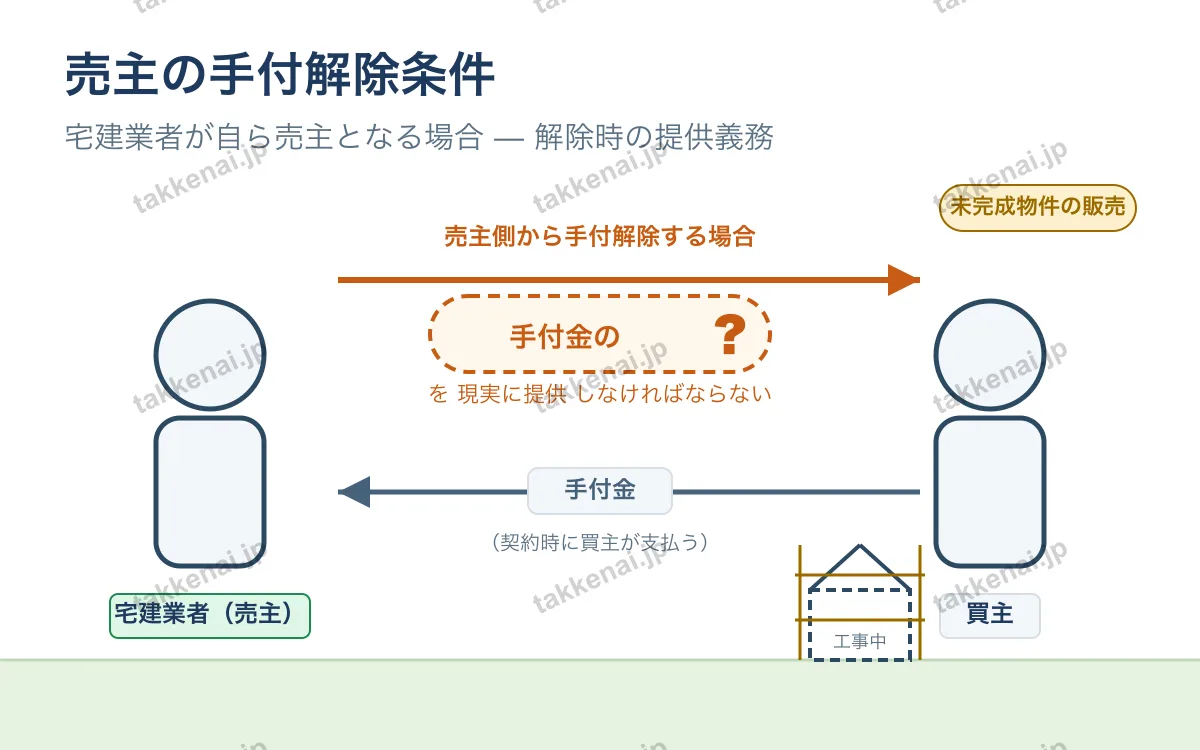 手付金等の保全措置 図解