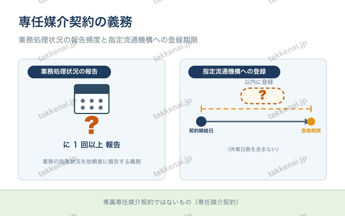 媒介契約(個数問題) 図解