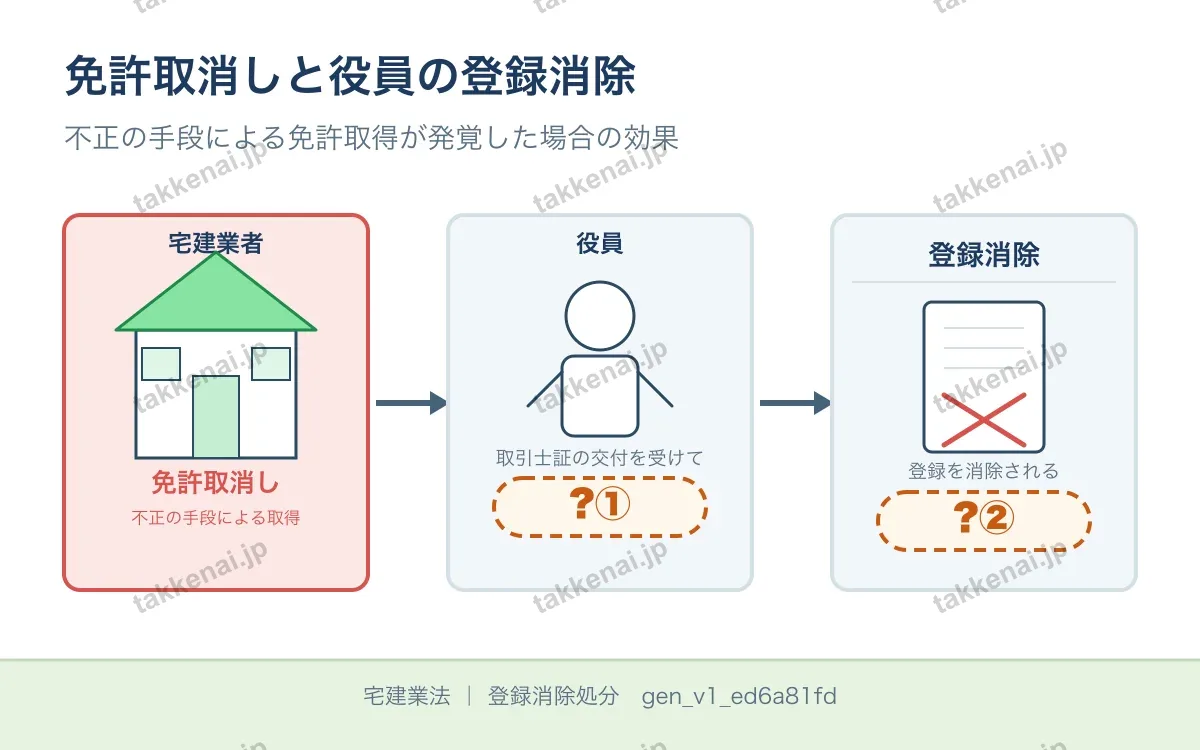 登録消除処分 図解