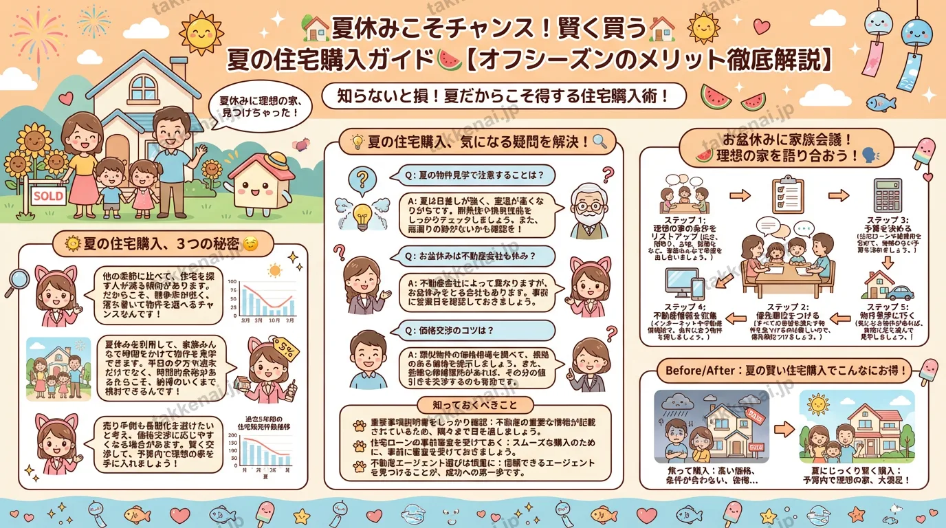 夏の住宅購入ガイド