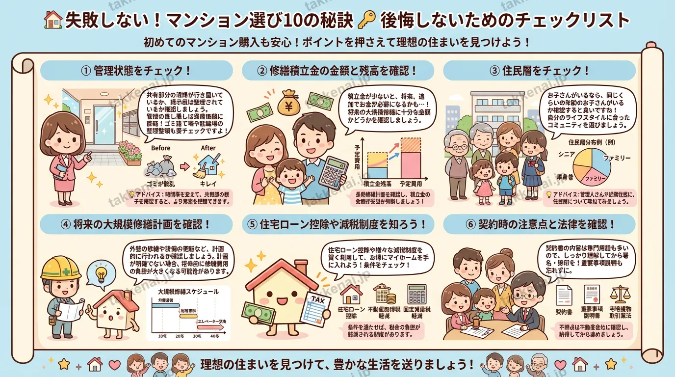 失敗しないマンション選び