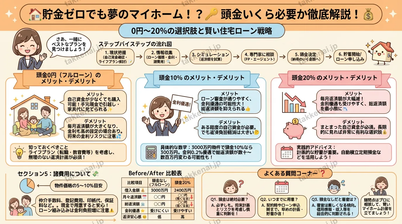 頭金はいくら必要？
