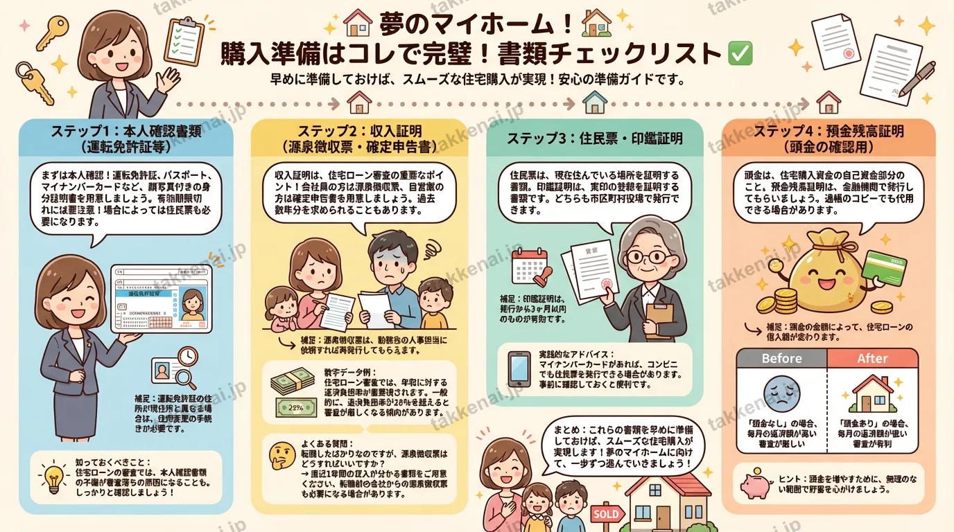 住宅購入の必要書類