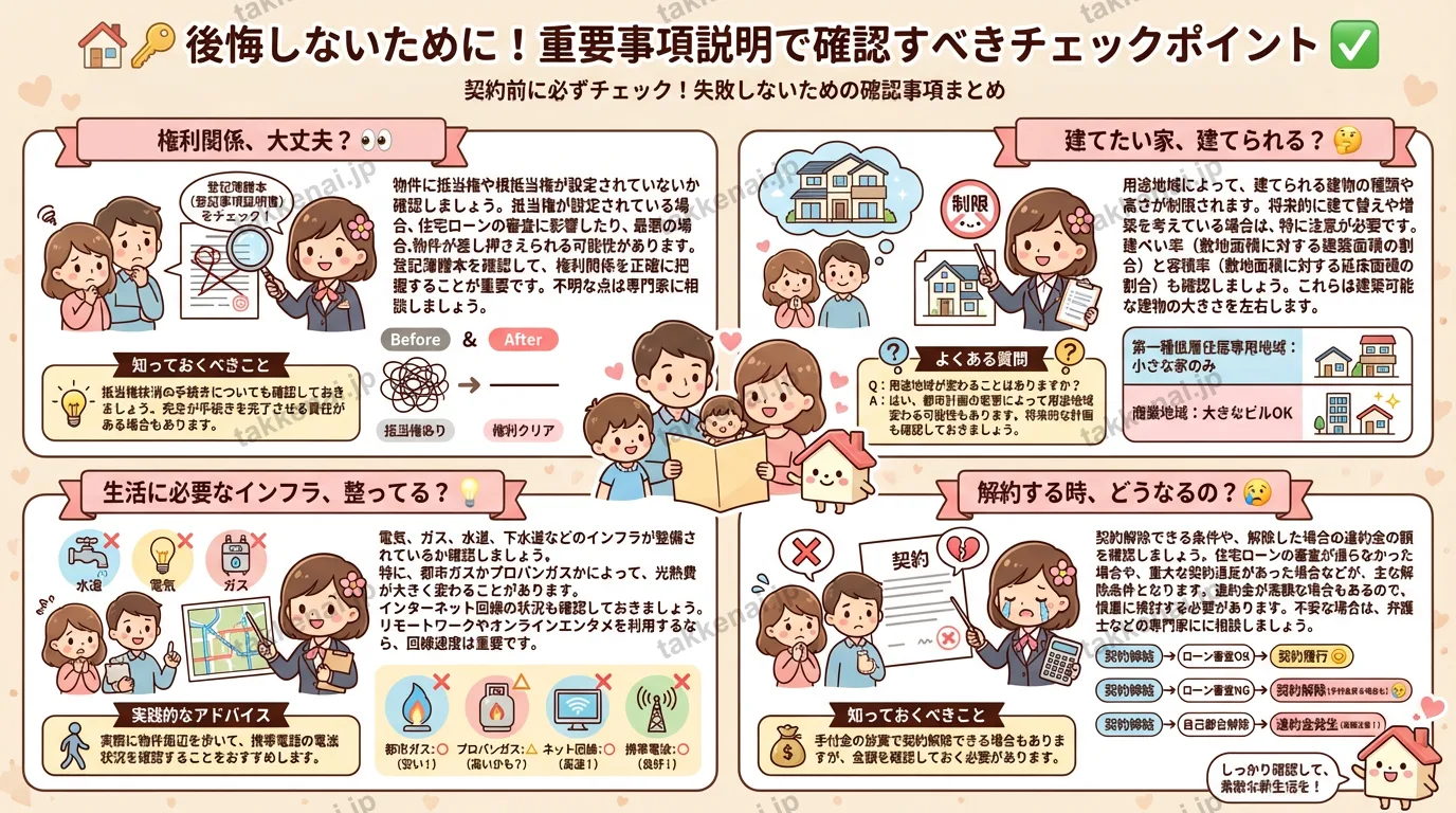 重要事項説明のチェックポイント