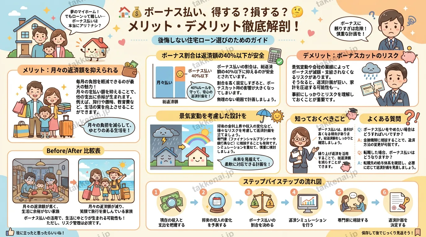 ボーナス払いは得か損か？