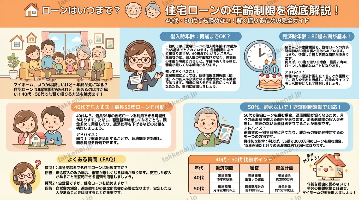 住宅ローンの年齢制限