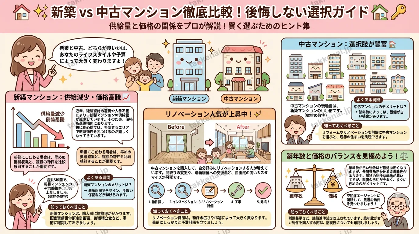 新築vs中古の市場動向