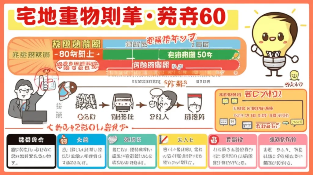 宅地建物取引業・免許60のインフォグラフィック｜宅建業法