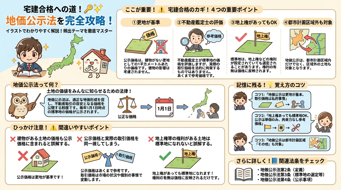 地価公示法の完全図解の図解｜宅建業法