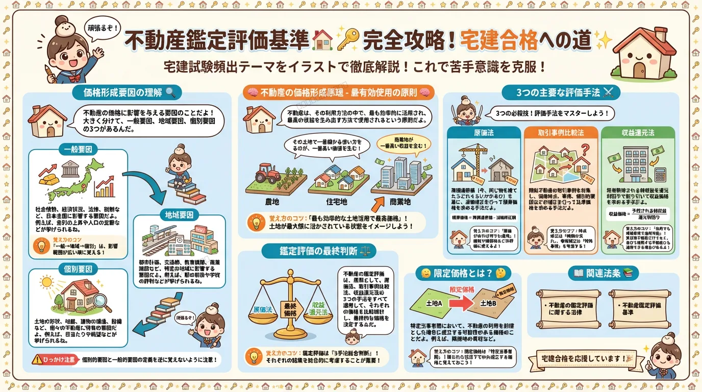不動産鑑定評価基準の完全図解の図解｜宅建業法