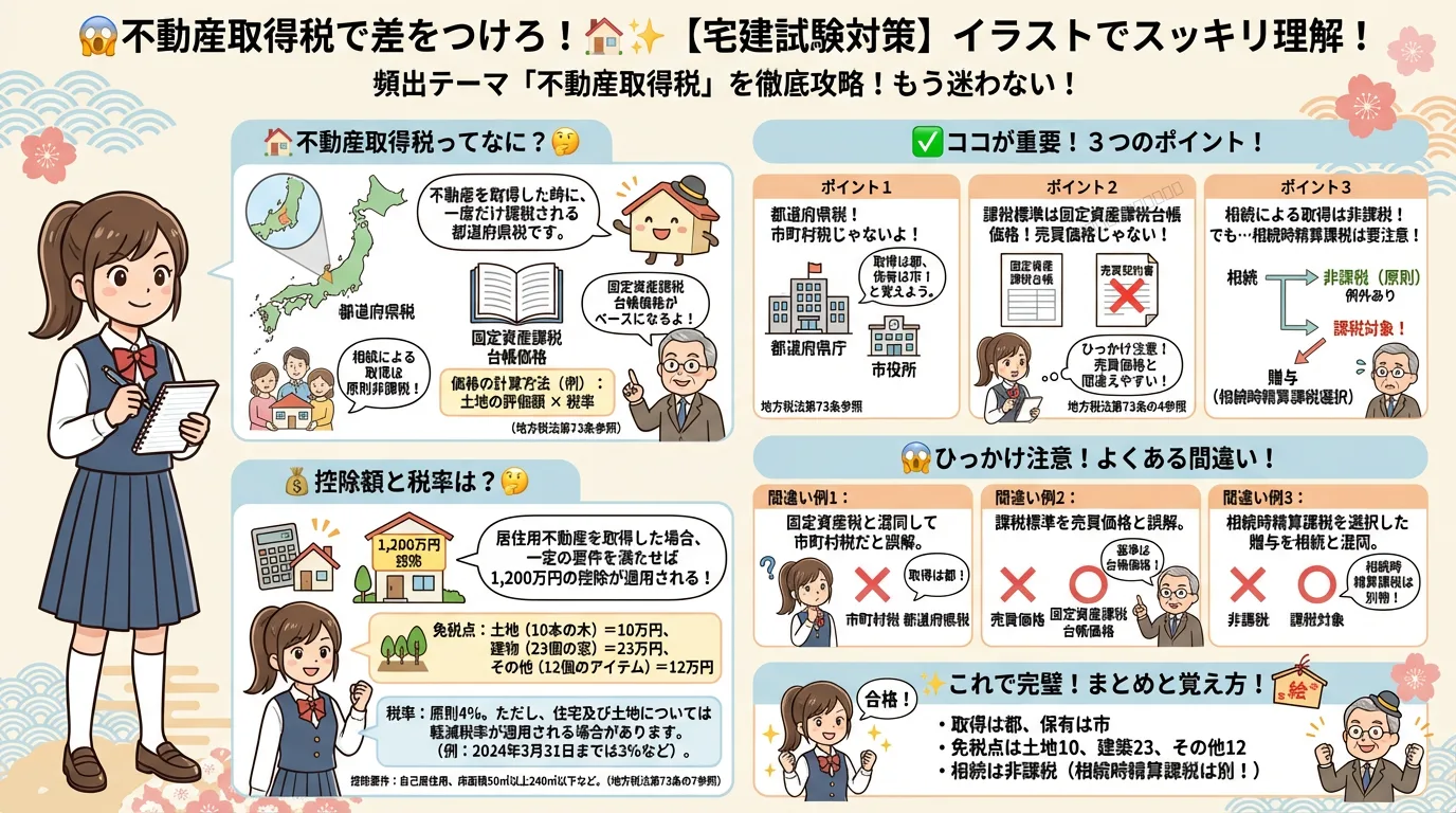 不動産取得税の完全図解の図解｜税・その他