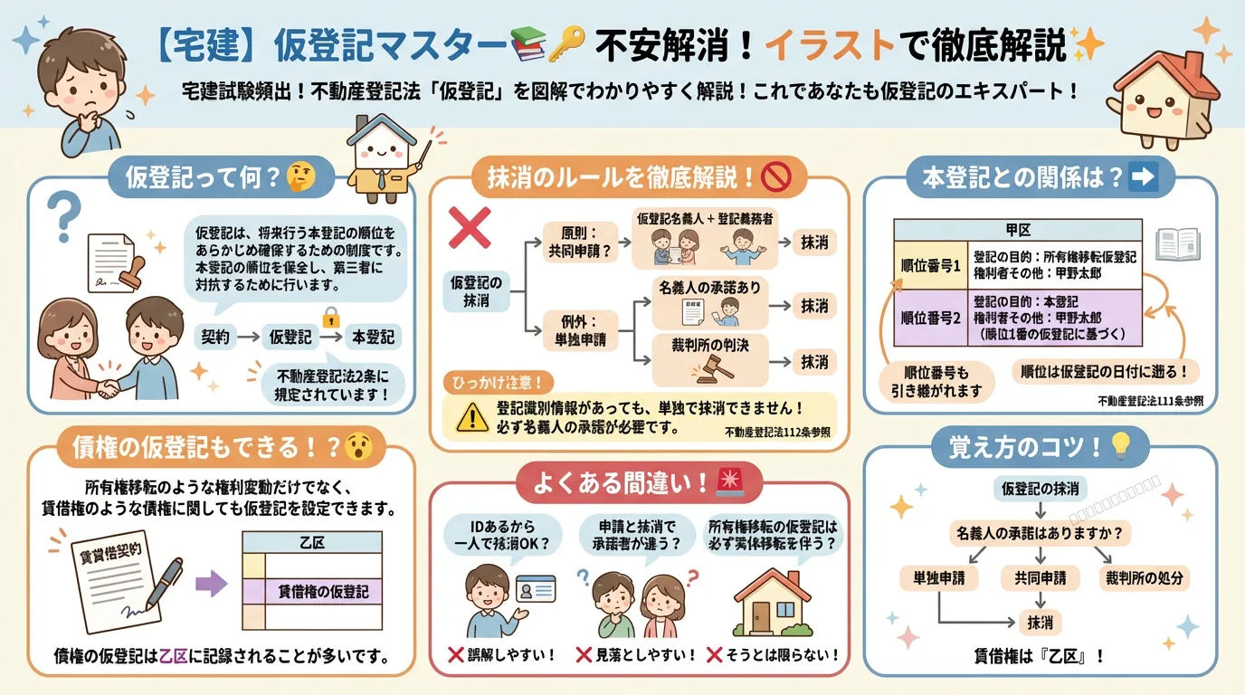 不動産登記法（仮登記）の完全図解の図解｜法令上の制限