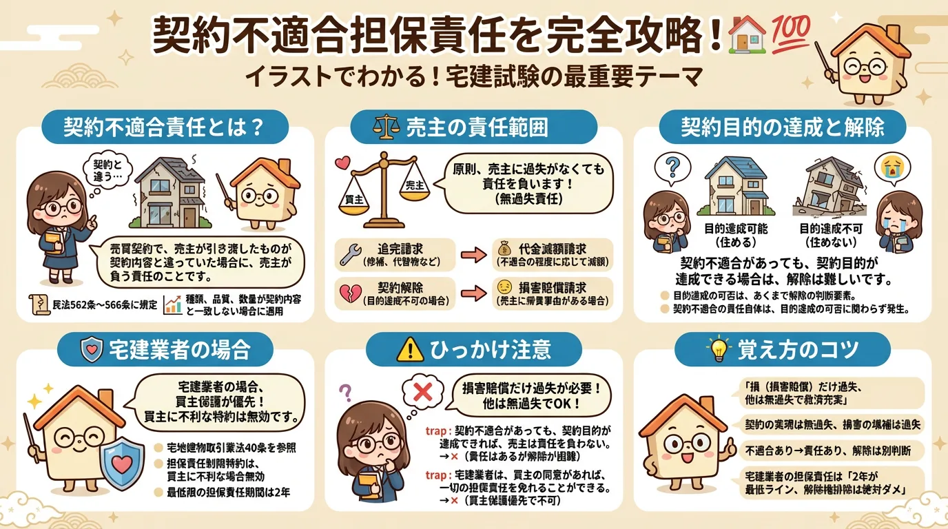 契約不適合担保責任の完全図解の図解｜民法（権利関係）