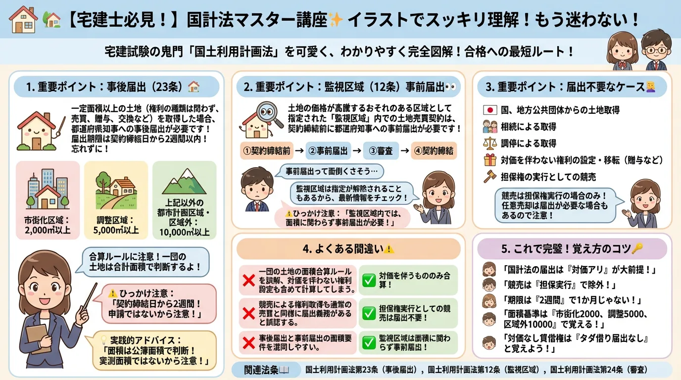 国土利用計画法の完全図解の図解｜法令上の制限