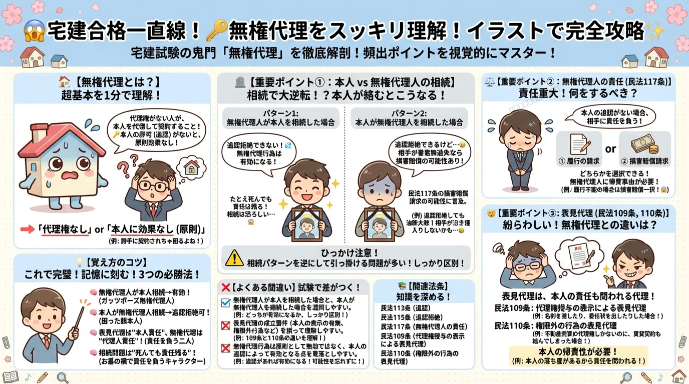無権代理の完全図解の図解｜民法（権利関係）