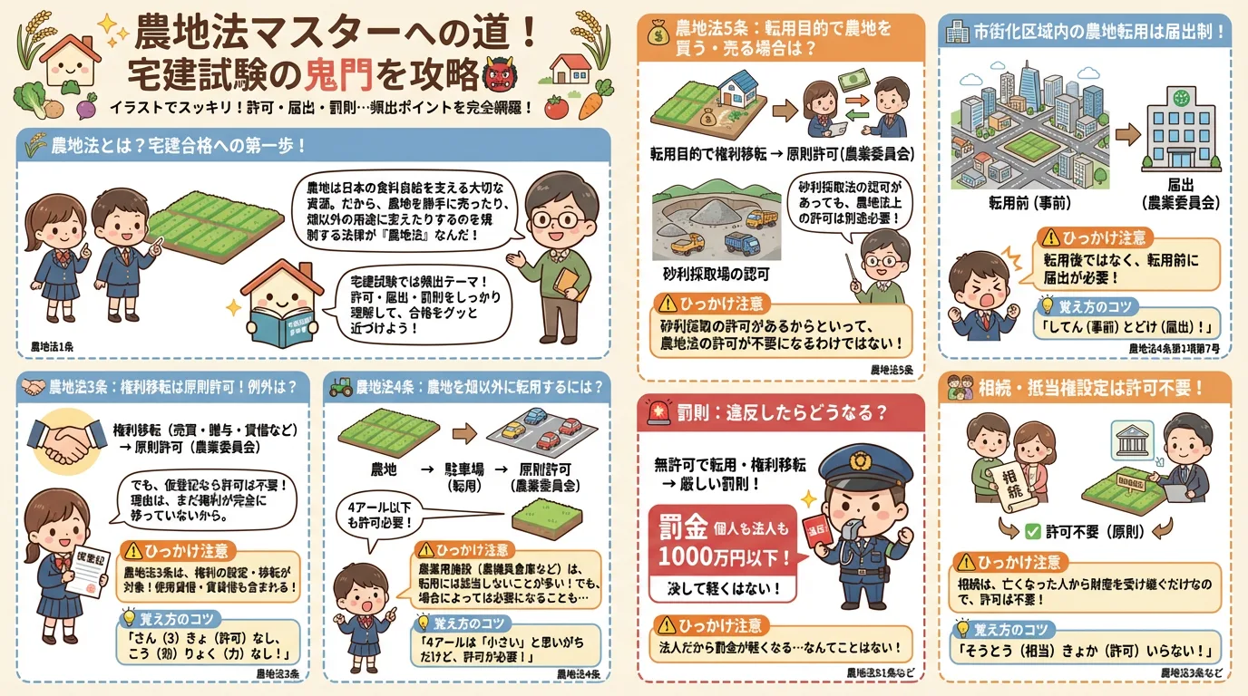農地法の完全図解の図解｜法令上の制限