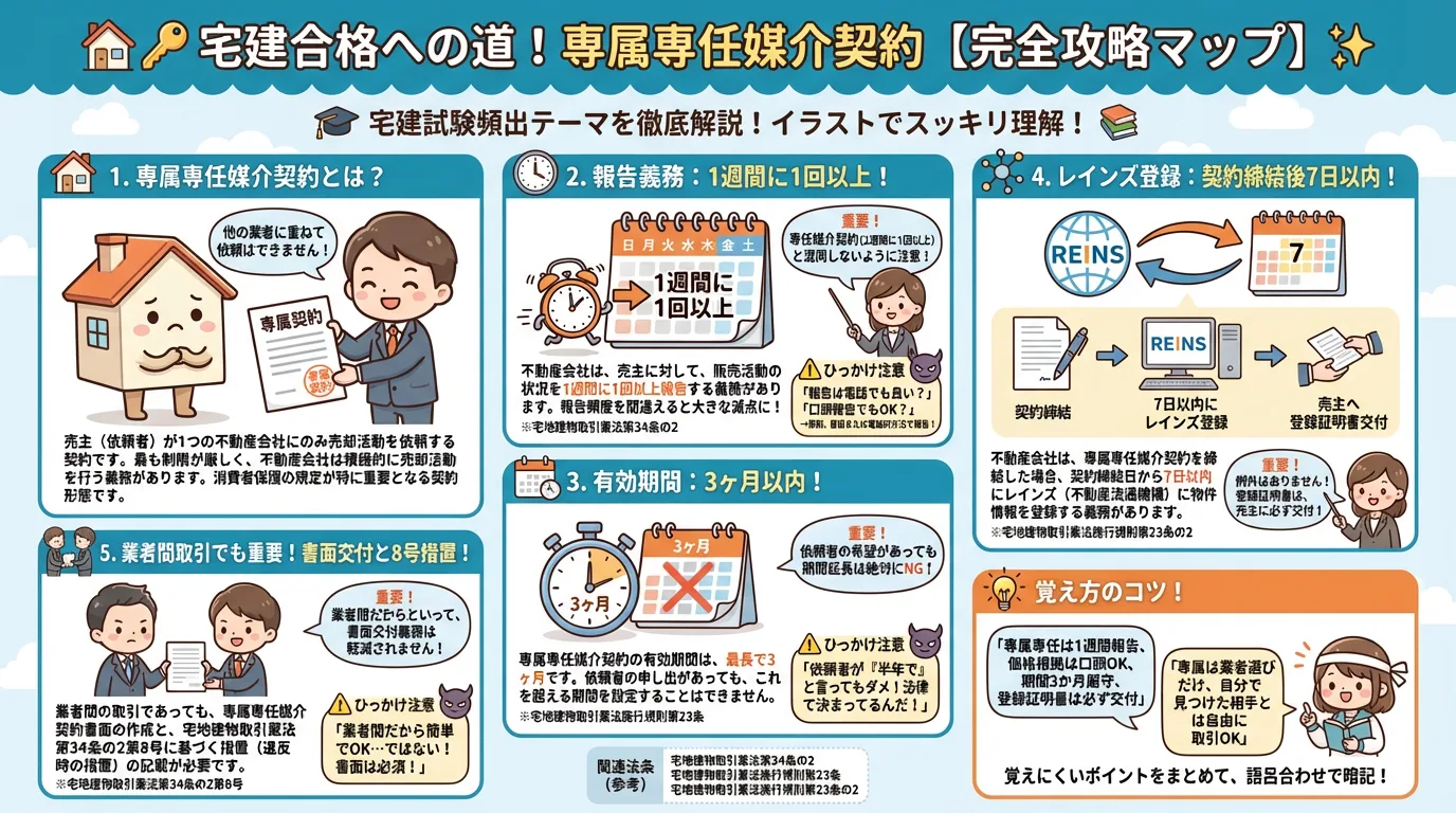 専属専任媒介契約の完全図解の図解｜税・その他