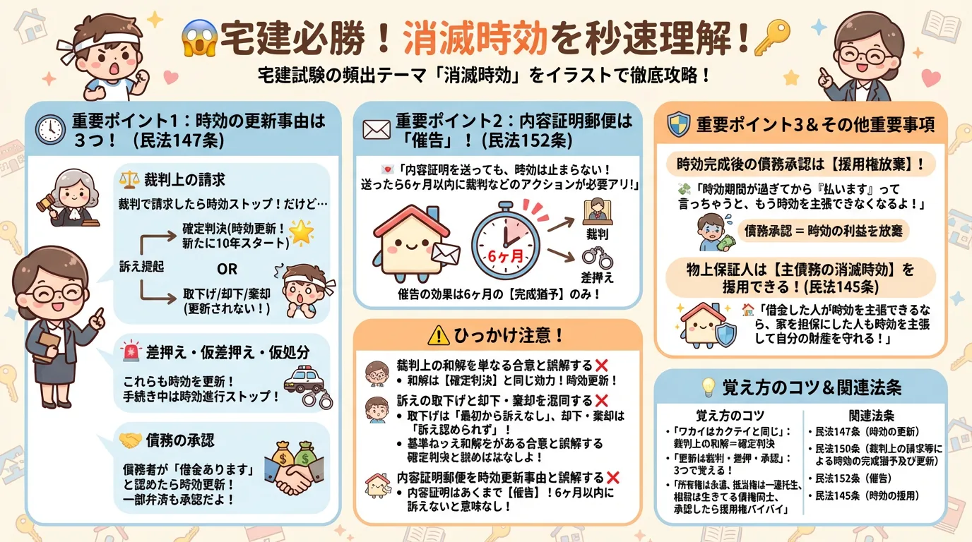 消滅時効の完全図解の図解｜民法（権利関係）