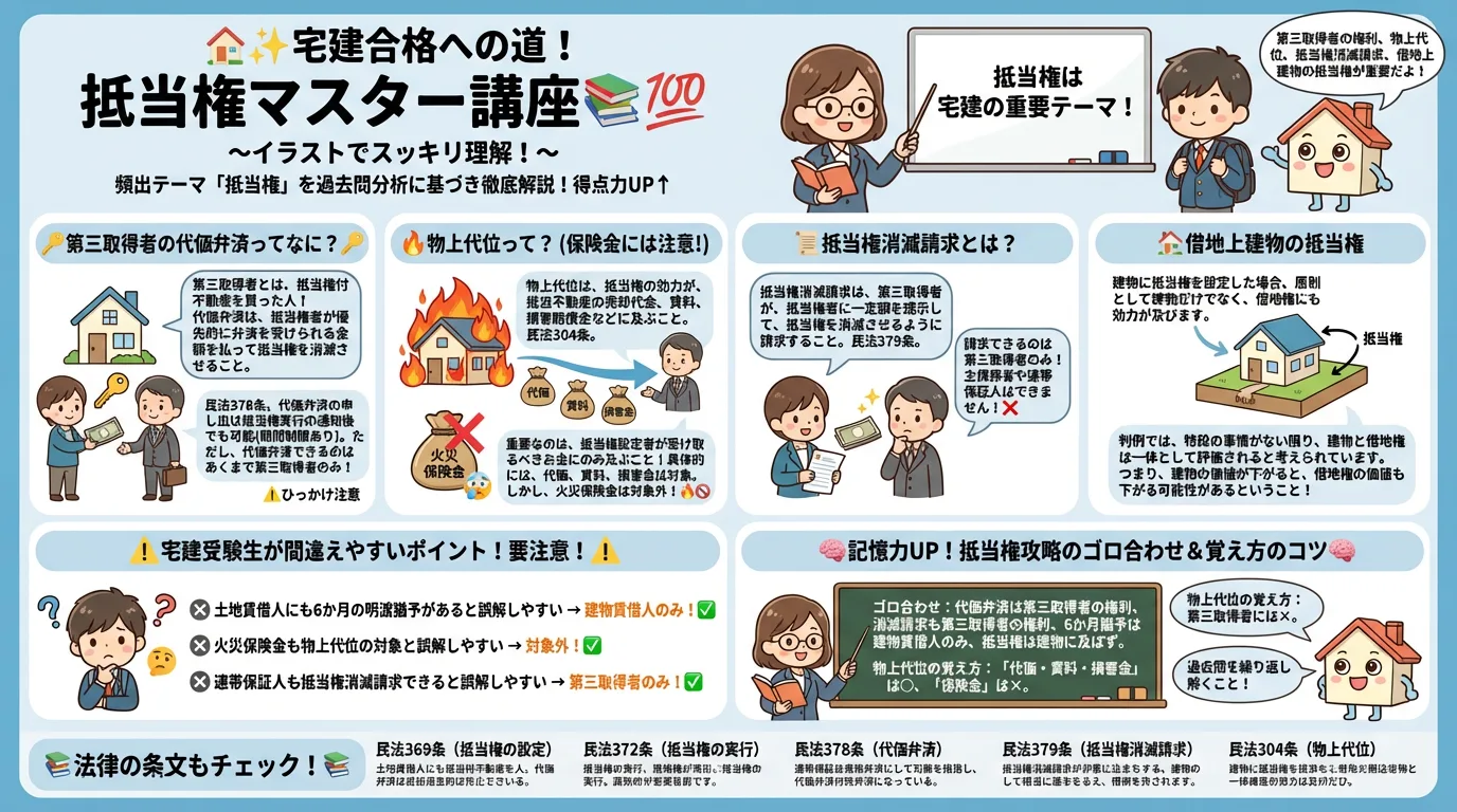 抵当権の完全図解の図解｜民法（権利関係）