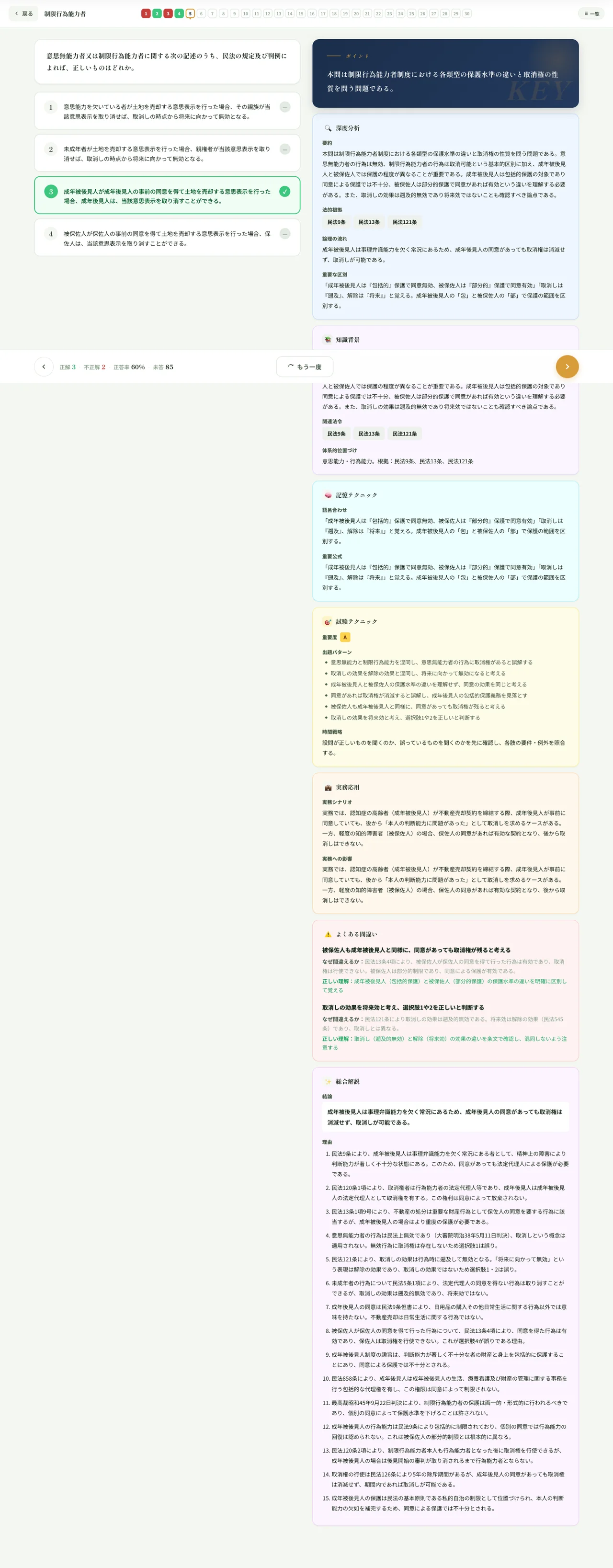 練習画面